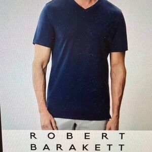 Robert Barakett Blue Night V-Neck Tee